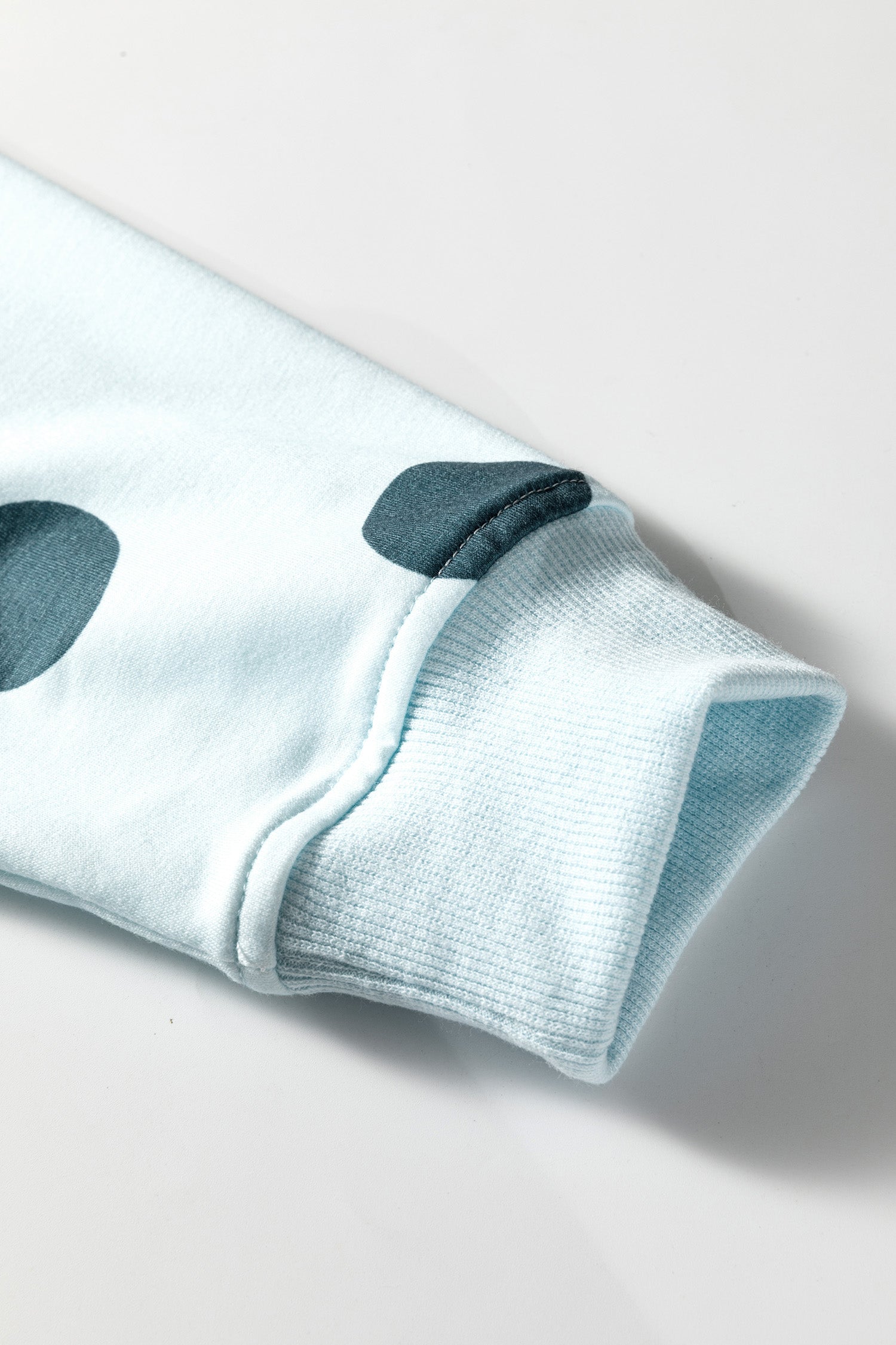 Pink Polka Dot Print Drop Shoulder Pullover Drawstring Shorts Set