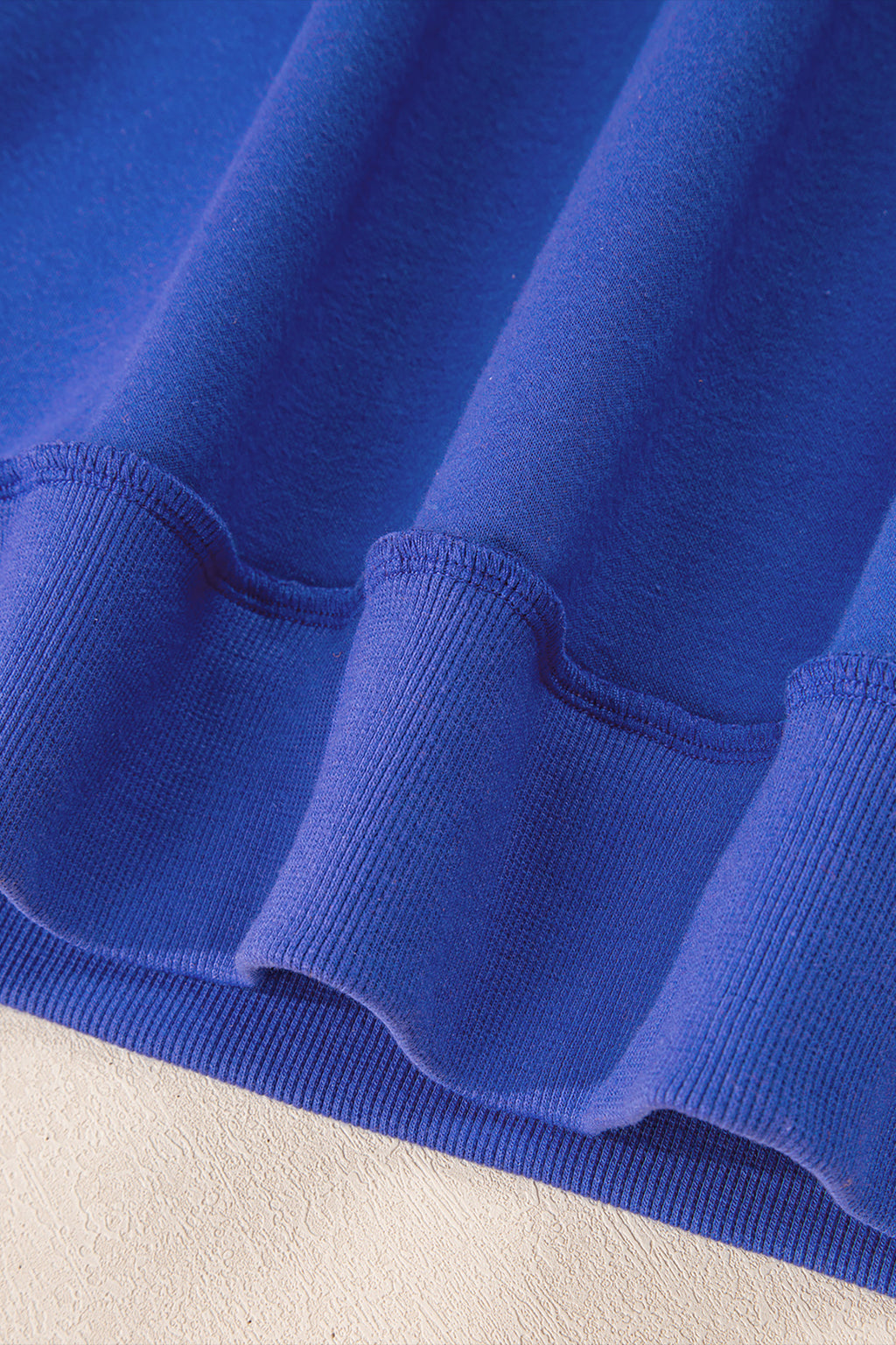 Racing Red Oversize Drop Shoulder Reversible Mock Neck Sweatshirt