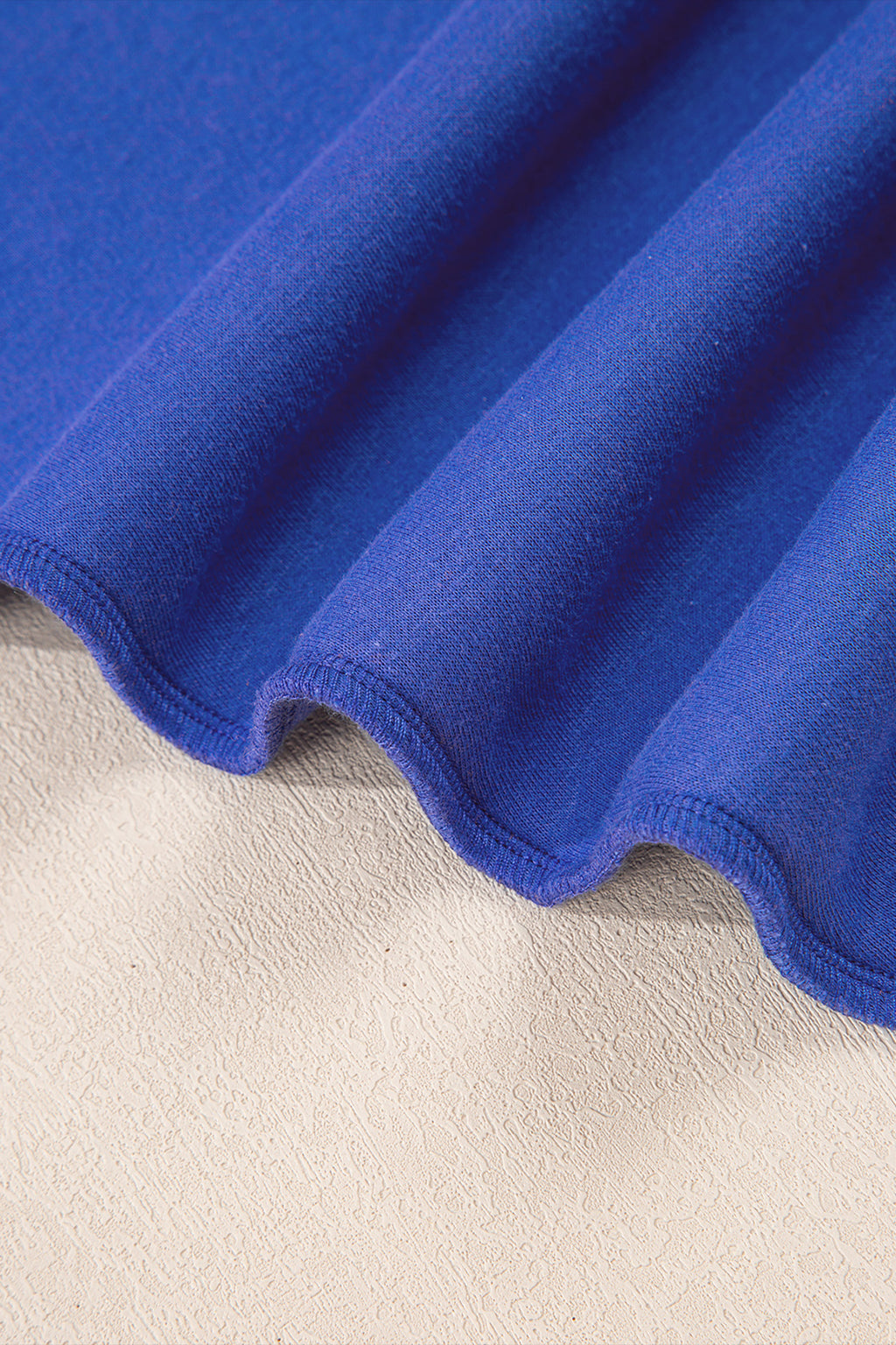 Racing Red Oversize Drop Shoulder Reversible Mock Neck Sweatshirt