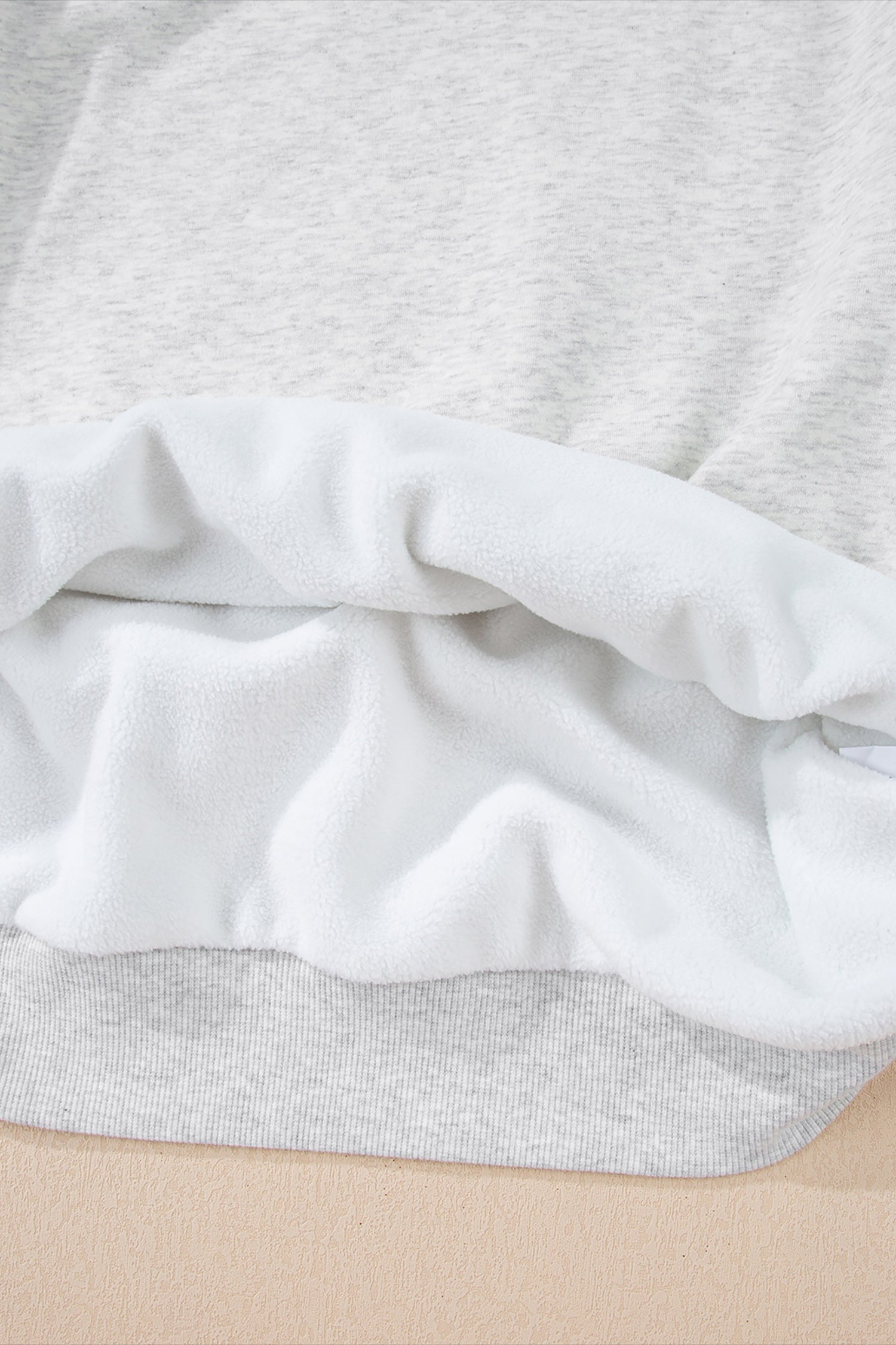 Racing Red Oversize Drop Shoulder Reversible Mock Neck Sweatshirt