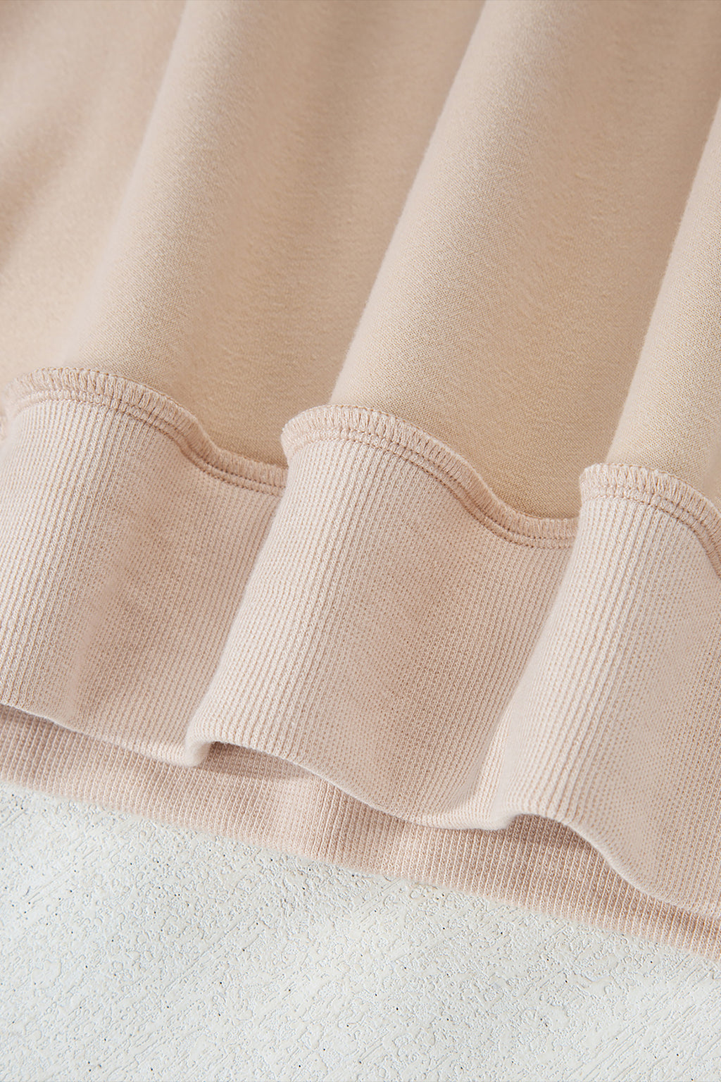 Racing Red Oversize Drop Shoulder Reversible Mock Neck Sweatshirt