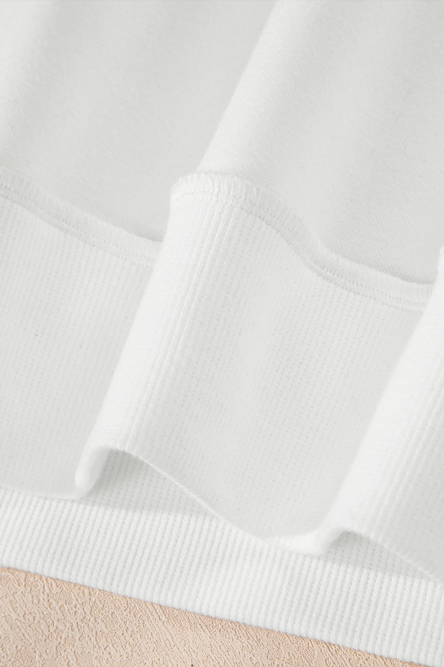 Racing Red Oversize Drop Shoulder Reversible Mock Neck Sweatshirt