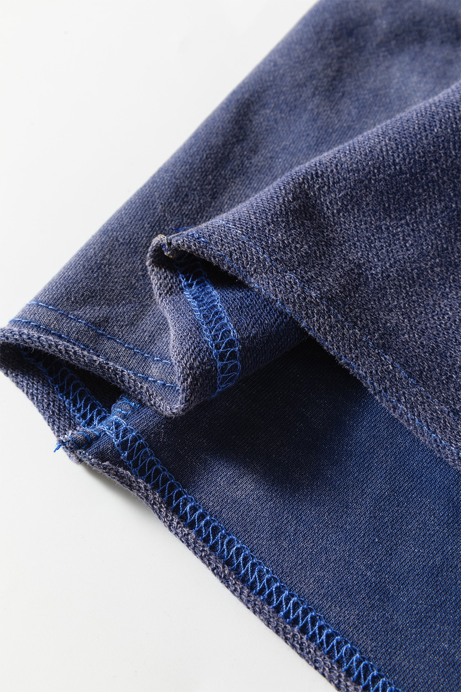 Black Mineral Wash Tiered Wide Leg Patchwork Drawstring Pants