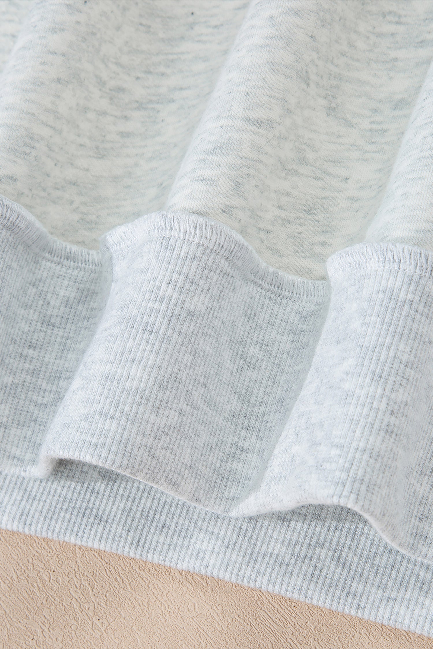 Racing Red Oversize Drop Shoulder Reversible Mock Neck Sweatshirt