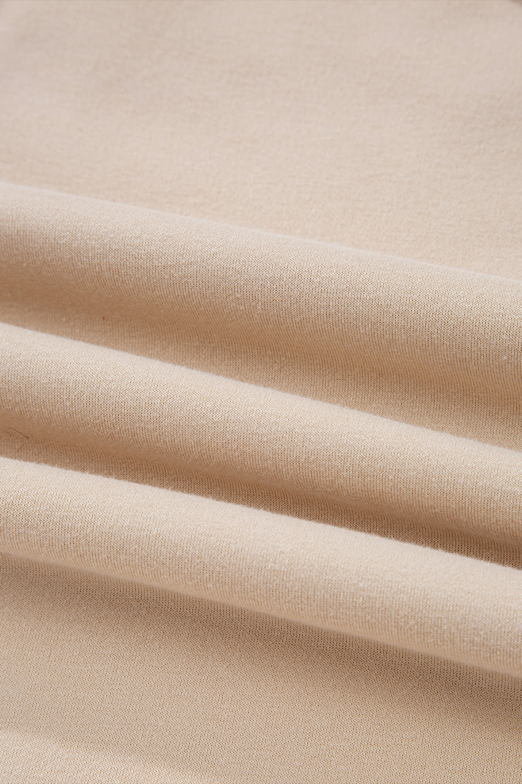 Racing Red Oversize Drop Shoulder Reversible Mock Neck Sweatshirt