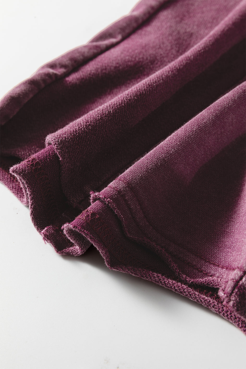 Black Mineral Wash Tiered Wide Leg Patchwork Drawstring Pants