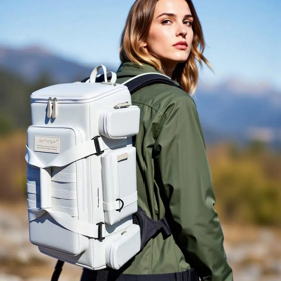 Large Capacity Multi-pocket Multi-functional Outdoor Travel Backpack Handbag Mountaineering Bag Suitable For Business Trips