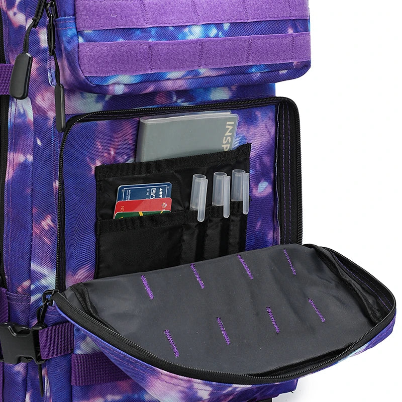 45L Tactical Backpack 3P Bag Assault Backpack Outdoor 3 Days Travel Waterproof Climbing Rucksack Camping Hiking Hunting Mochila