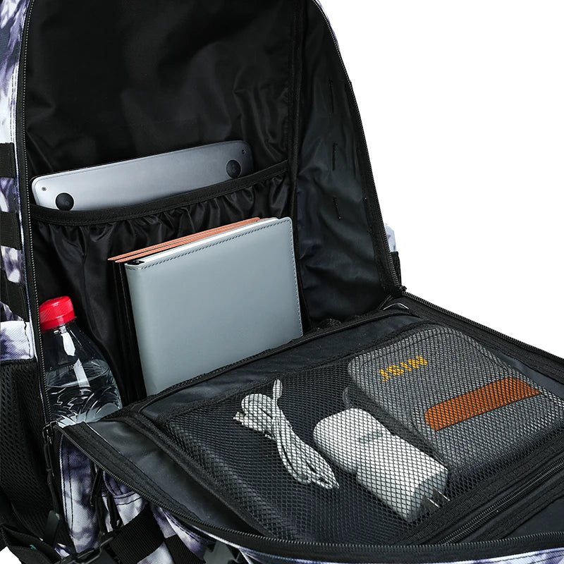 45L Tactical Backpack 3P Bag 3 Days Assault Outdoor Backpack Travel Waterproof Climbing Rucksack Camping Hiking Hunting Mochila