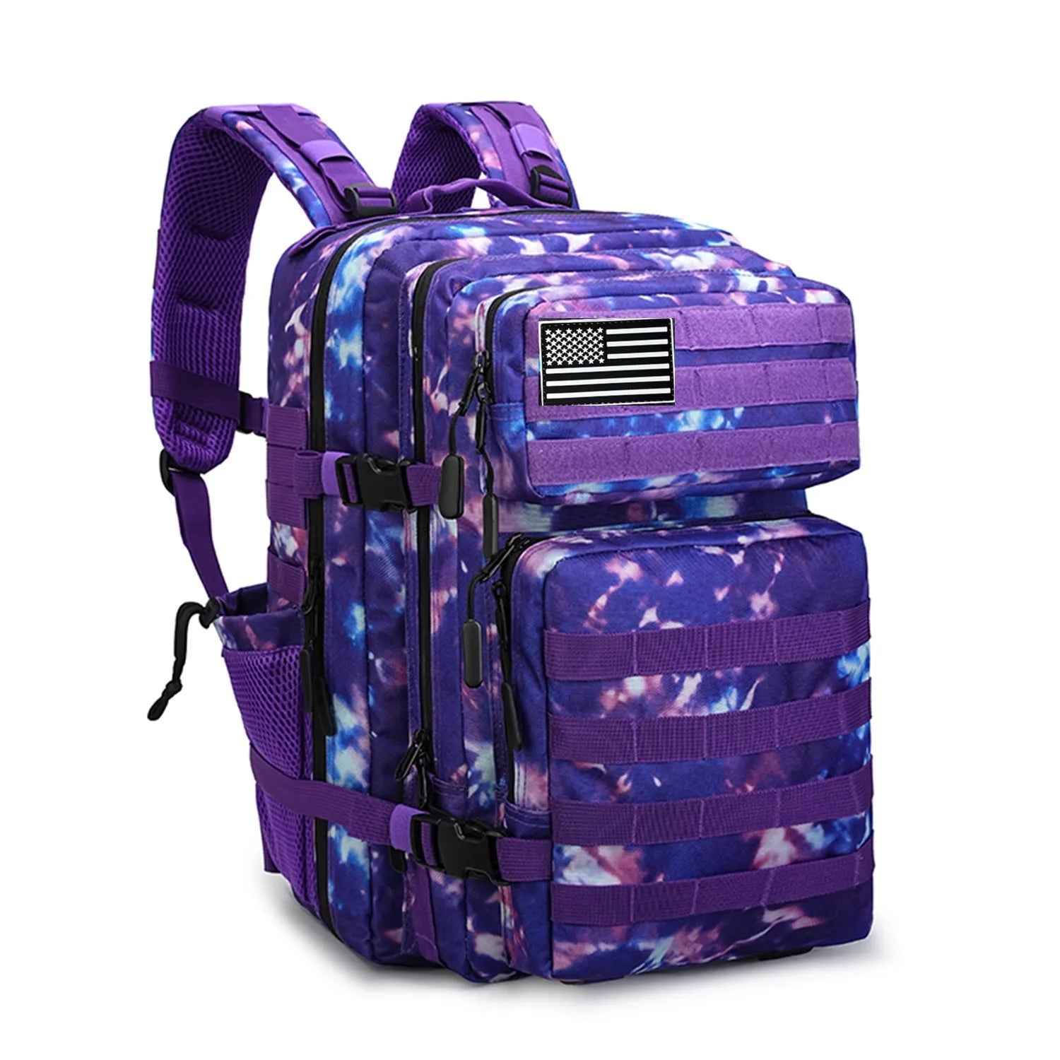 45L Tactical Backpack 3P Bag Assault Backpack Outdoor 3 Days Travel Waterproof Climbing Rucksack Camping Hiking Hunting Mochila