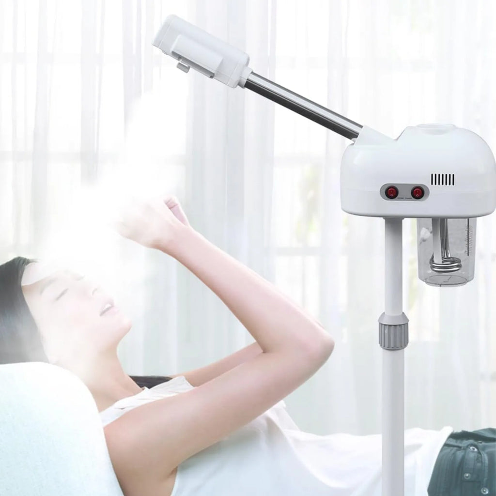Professional Facial Steamer for Beauty Salon Home, Steam Machine with 360 Degree Rotating Nozzle for Cleanses Skin Unclogs Pores