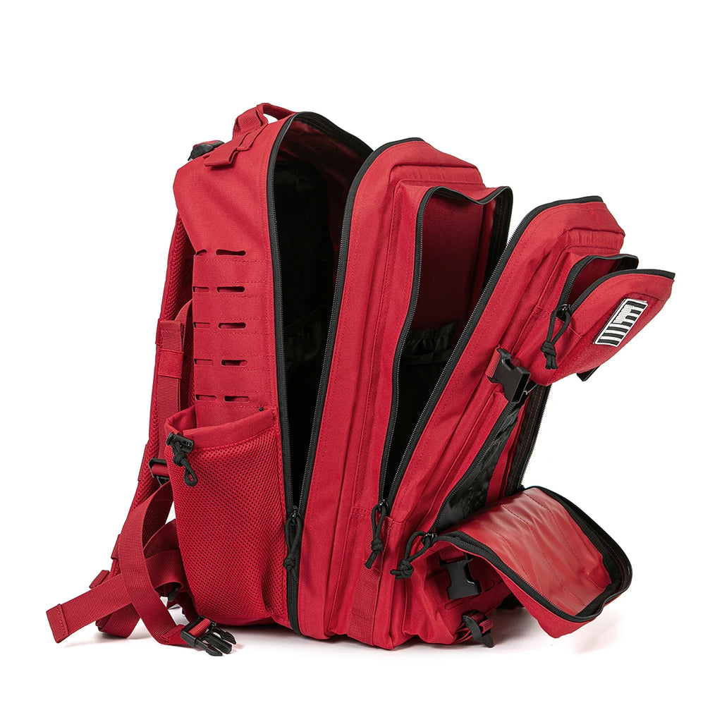 45L Men's Tactical Backpack with Double Cup Holder Hunting Backpack Outdoor Camping Gear Backpack Hiking Survival Backpack