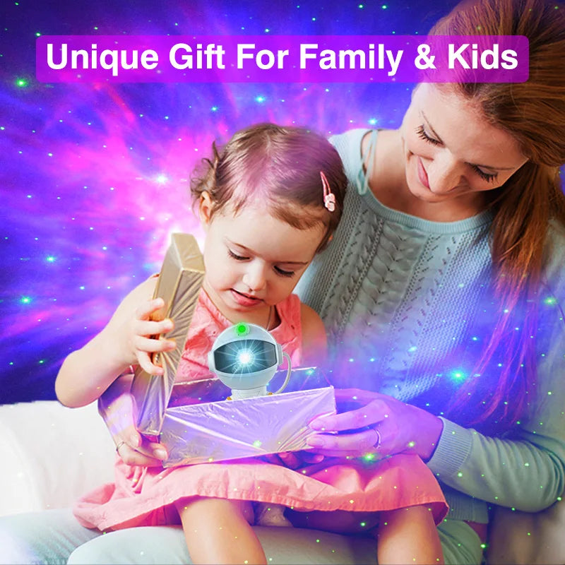 Astronaut Projector Galaxy Starry Night Lights for Bedroom LED Nebula Lamp Decoration Child Adult Holiday Gift