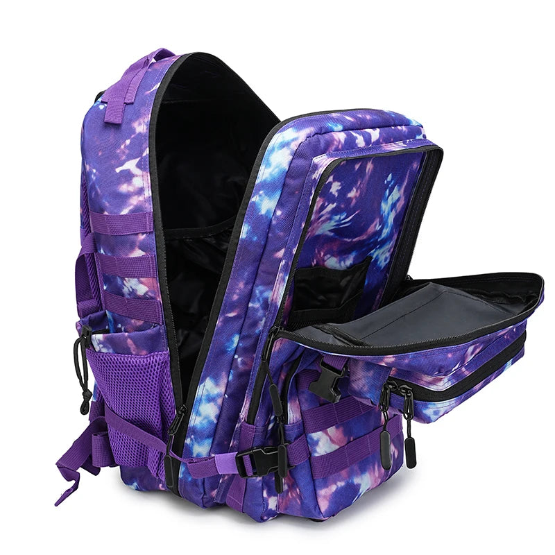 45L Tactical Backpack 3P Bag Assault Backpack Outdoor 3 Days Travel Waterproof Climbing Rucksack Camping Hiking Hunting Mochila