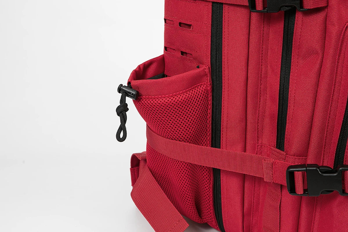 45L Men's Tactical Backpack with Double Cup Holder Hunting Backpack Outdoor Camping Gear Backpack Hiking Survival Backpack