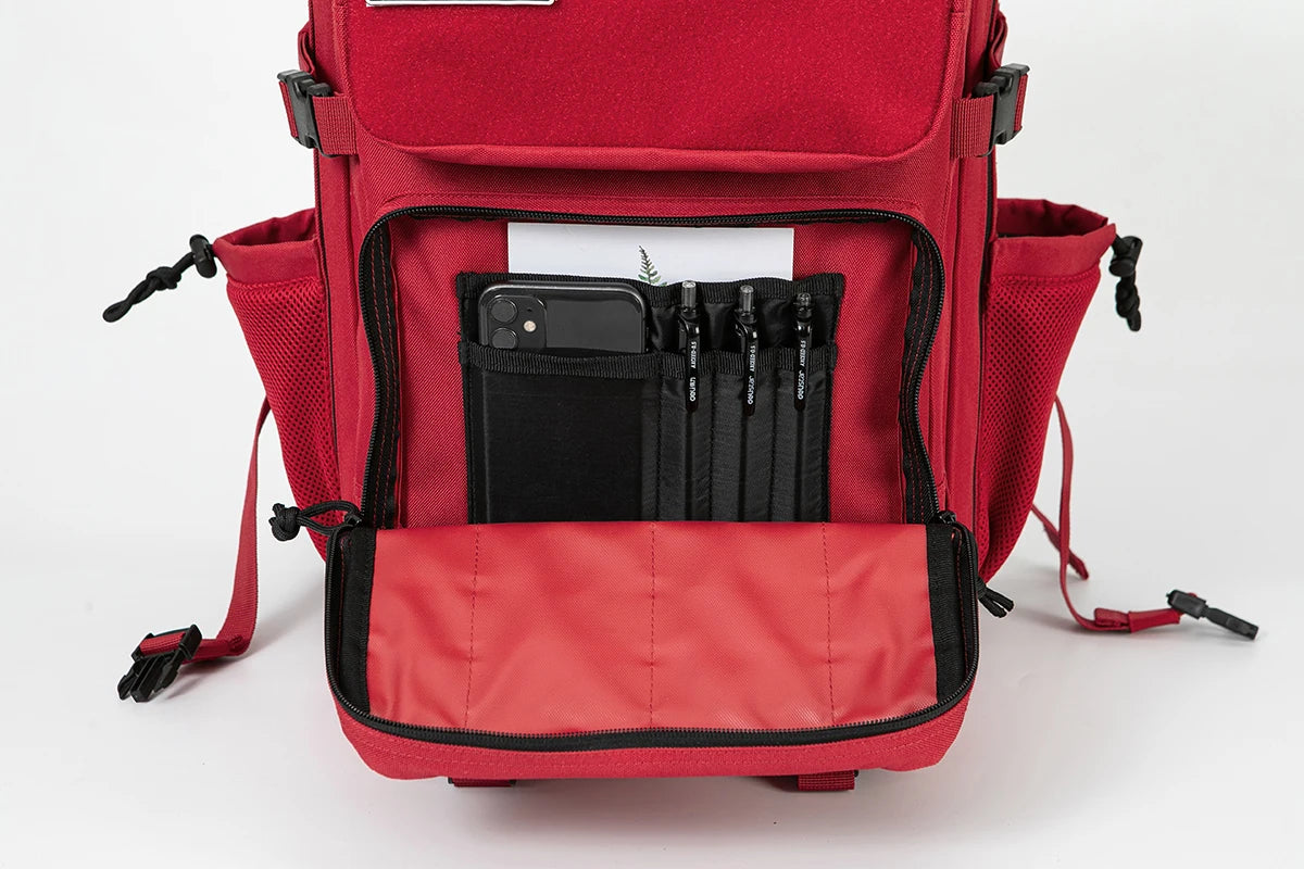 45L Men's Tactical Backpack with Double Cup Holder Hunting Backpack Outdoor Camping Gear Backpack Hiking Survival Backpack