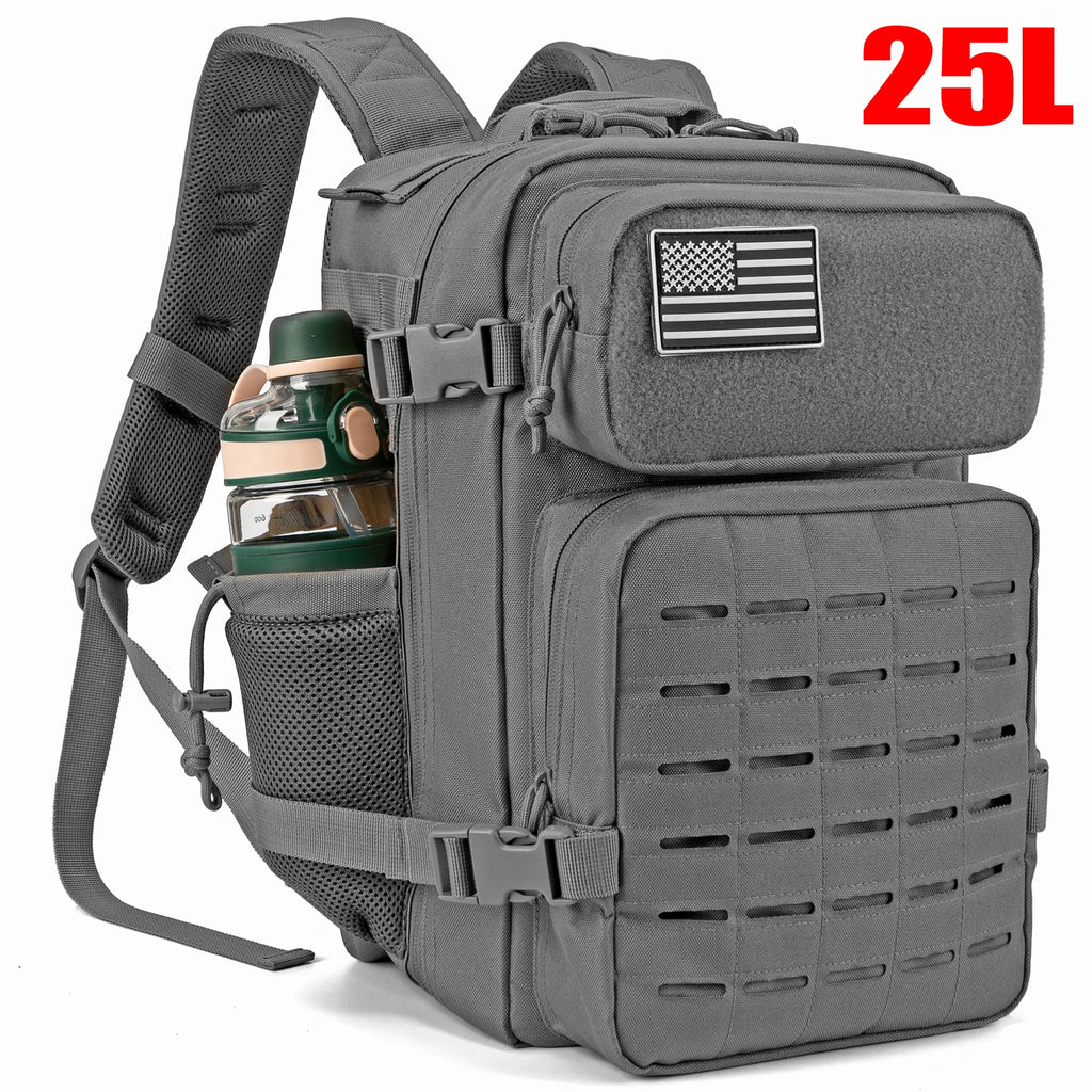 25L/45L Men's and Women's Tactical Backpacks , Outdoor Activities, Small School Backpacks with Water Bottle Holder