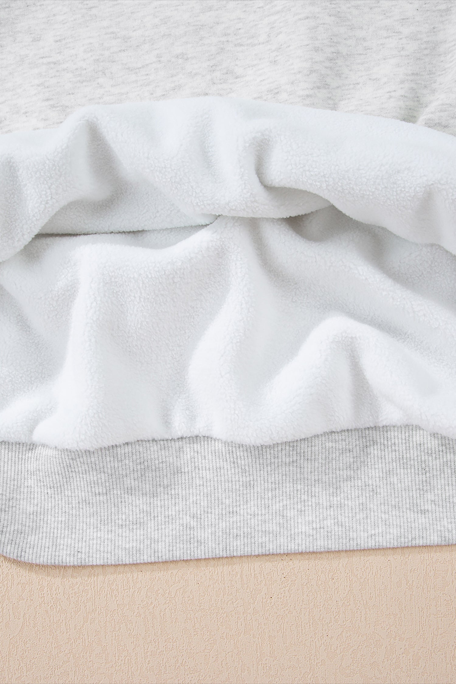 Racing Red Oversize Drop Shoulder Reversible Mock Neck Sweatshirt