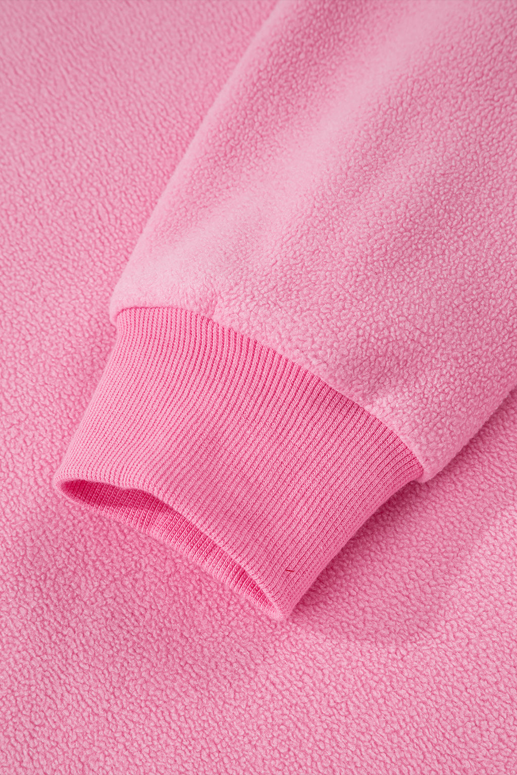 Racing Red Oversize Drop Shoulder Reversible Mock Neck Sweatshirt