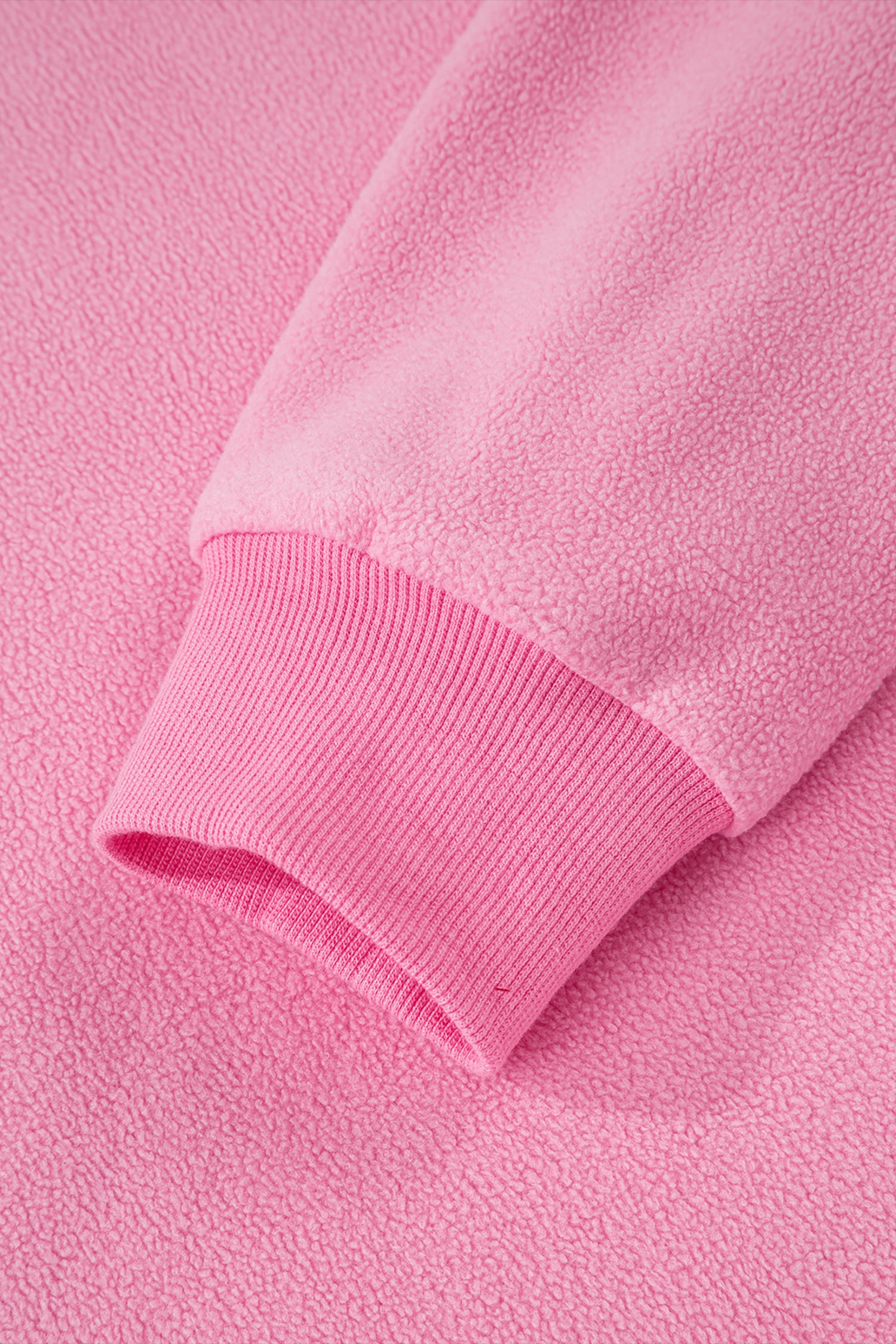 Racing Red Oversize Drop Shoulder Reversible Mock Neck Sweatshirt