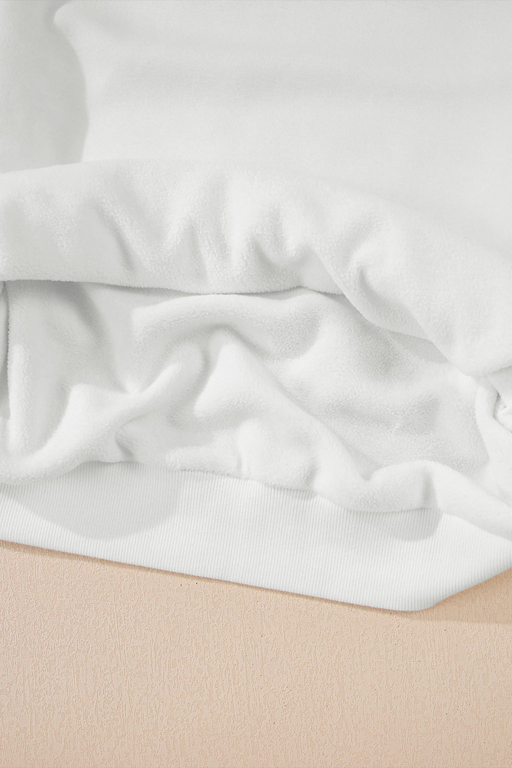 Racing Red Oversize Drop Shoulder Reversible Mock Neck Sweatshirt