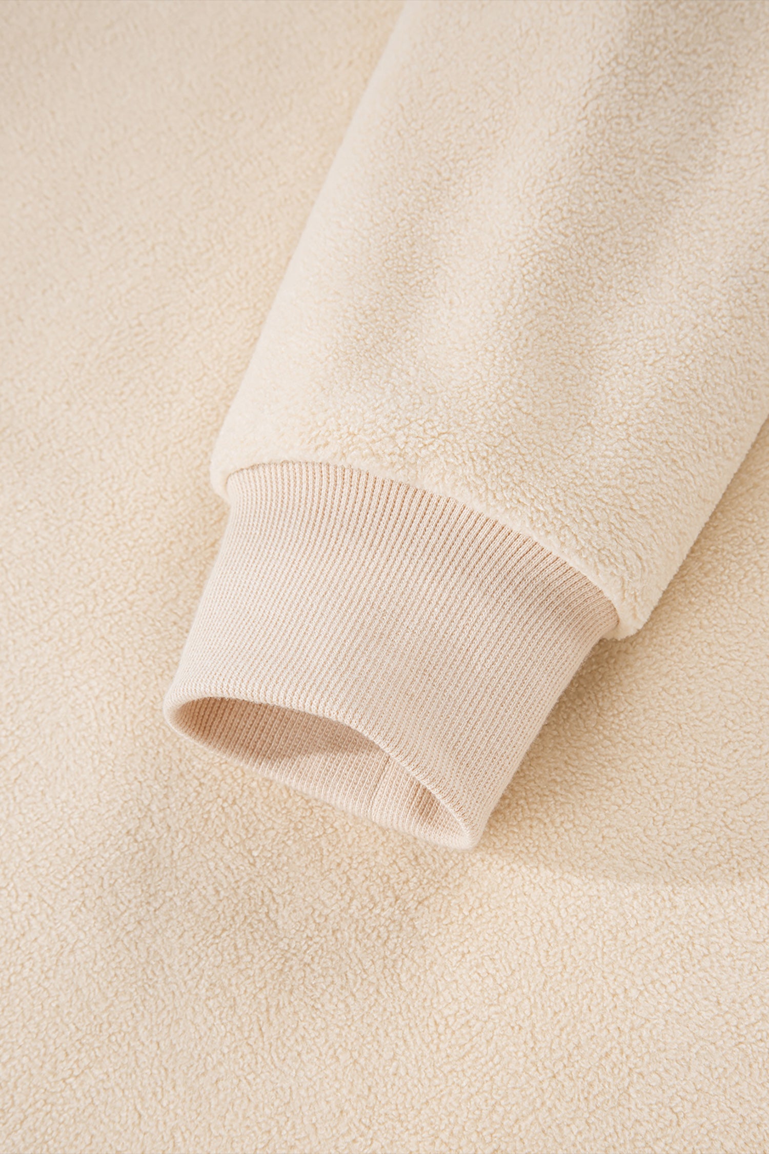 Racing Red Oversize Drop Shoulder Reversible Mock Neck Sweatshirt