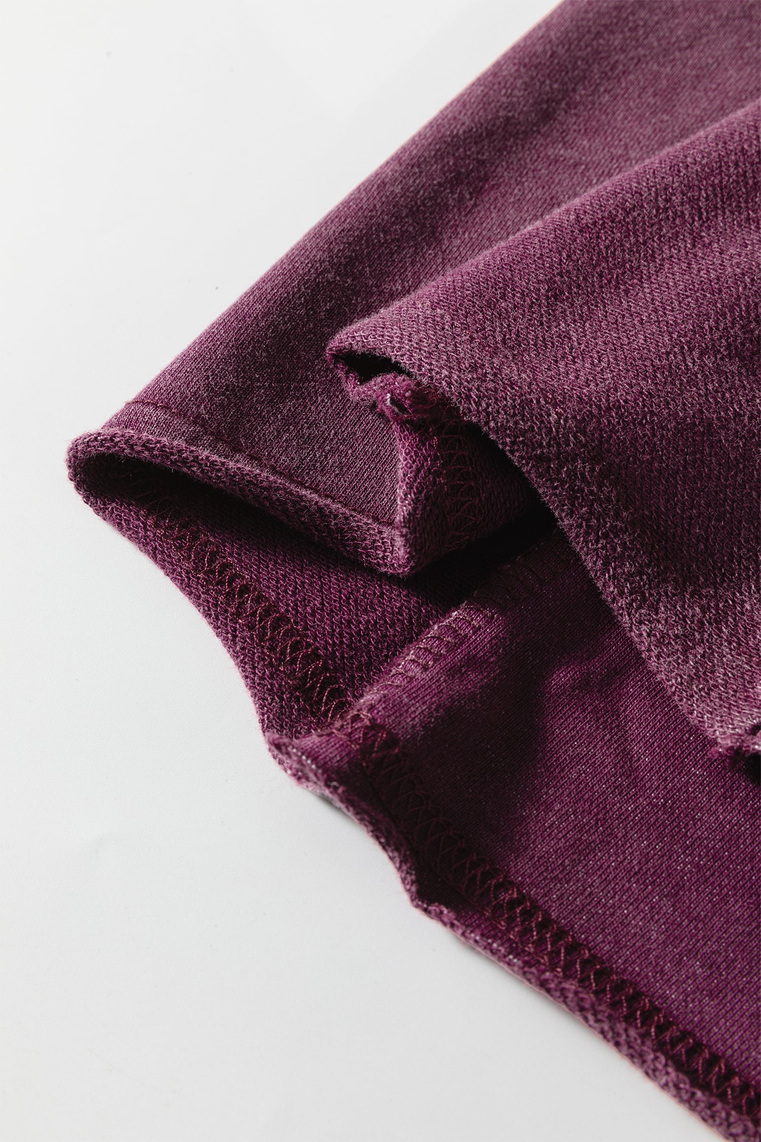 Black Mineral Wash Tiered Wide Leg Patchwork Drawstring Pants