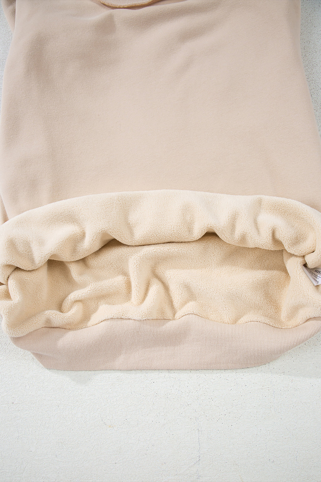 Racing Red Oversize Drop Shoulder Reversible Mock Neck Sweatshirt